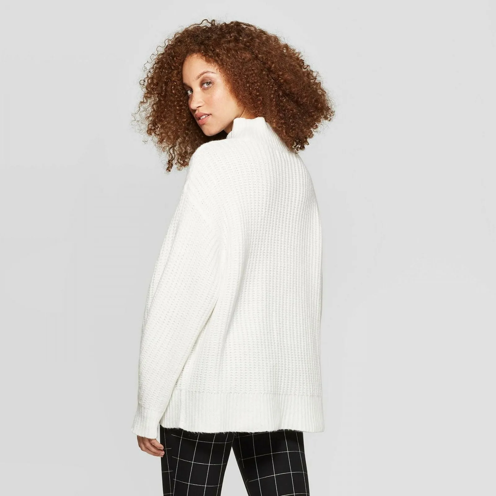 A New Day Women's Mock Neck Pullover Sweater