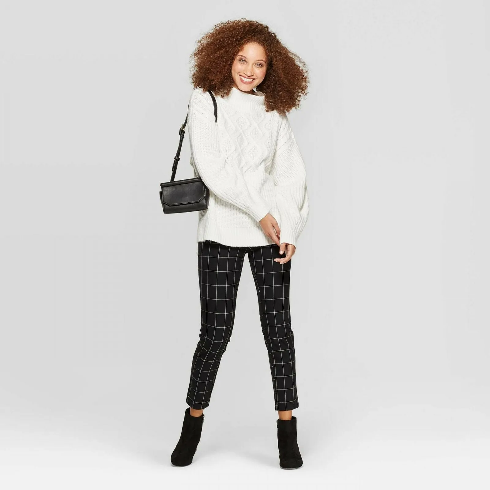 A New Day Women's Mock Neck Pullover Sweater