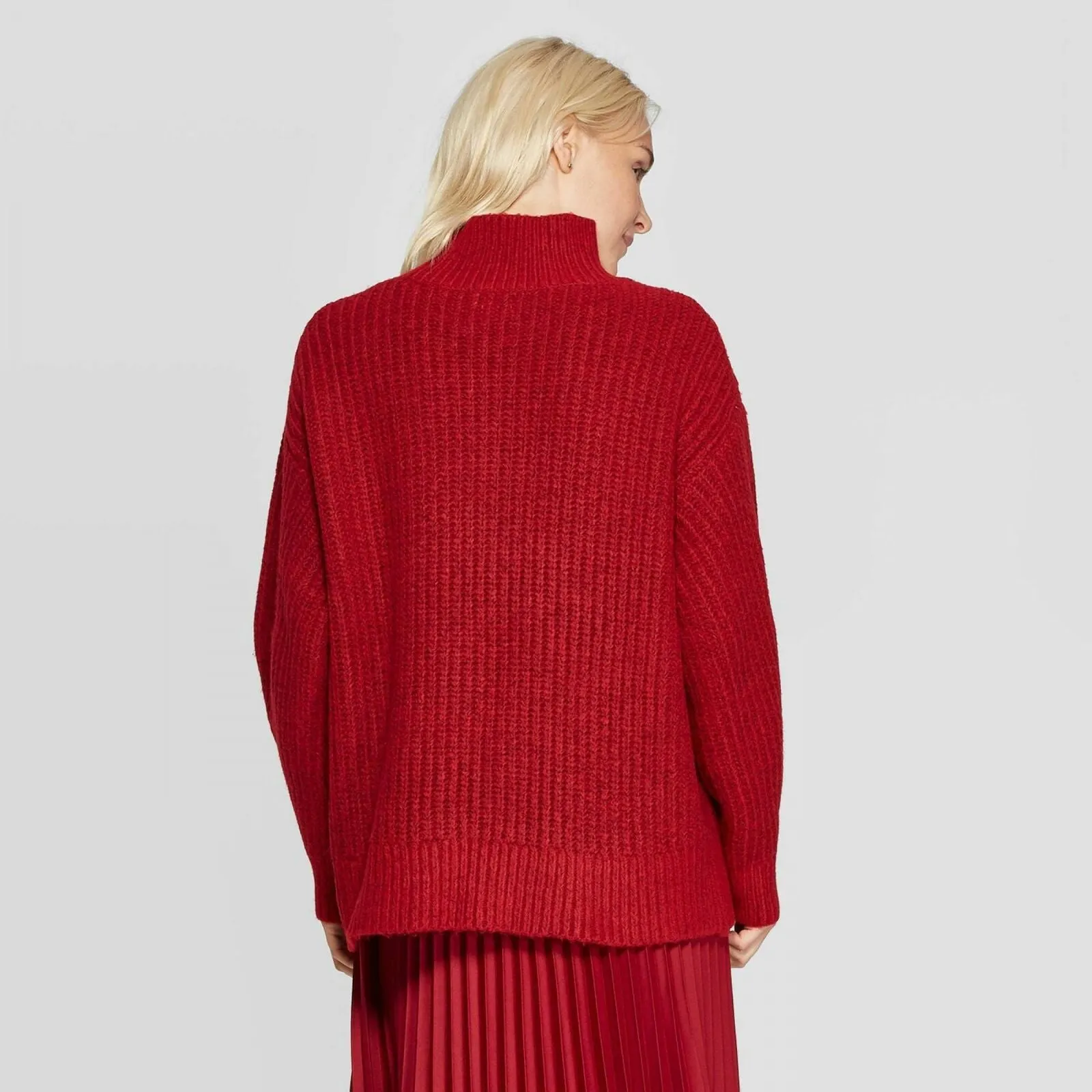 A New Day Women's Mock Neck Pullover Sweater