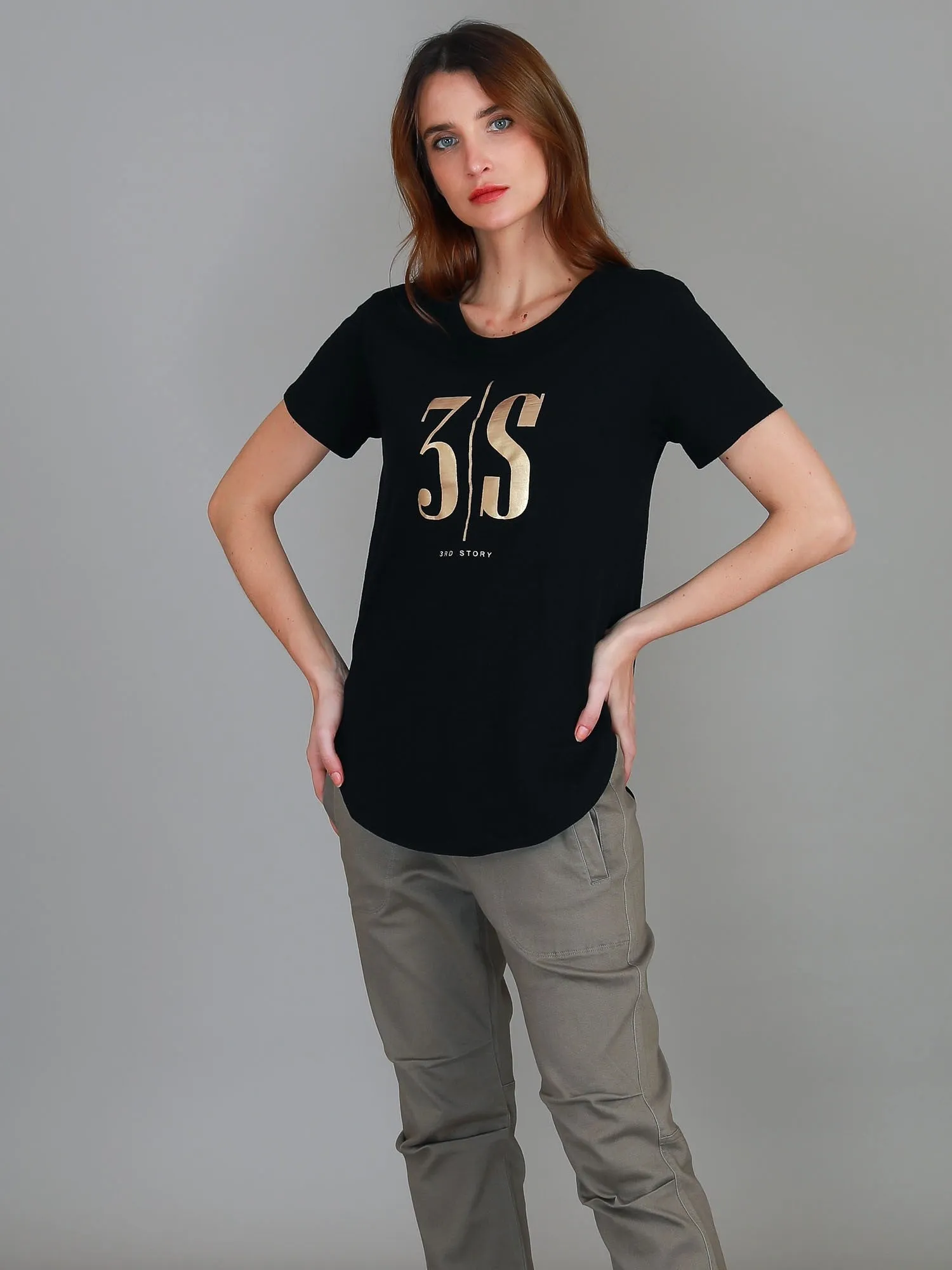 Alexis gold Logo S/S Tee