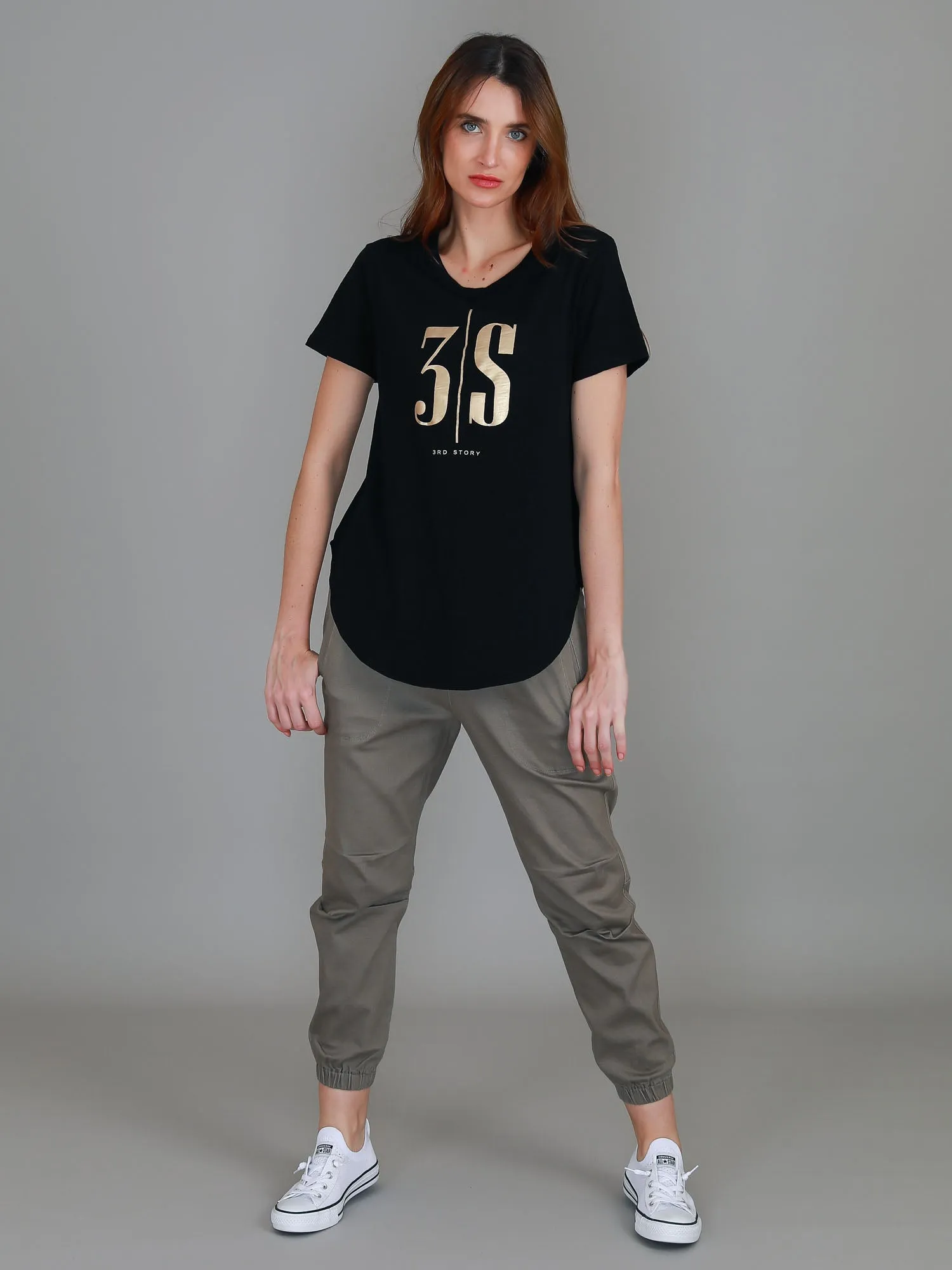 Alexis gold Logo S/S Tee