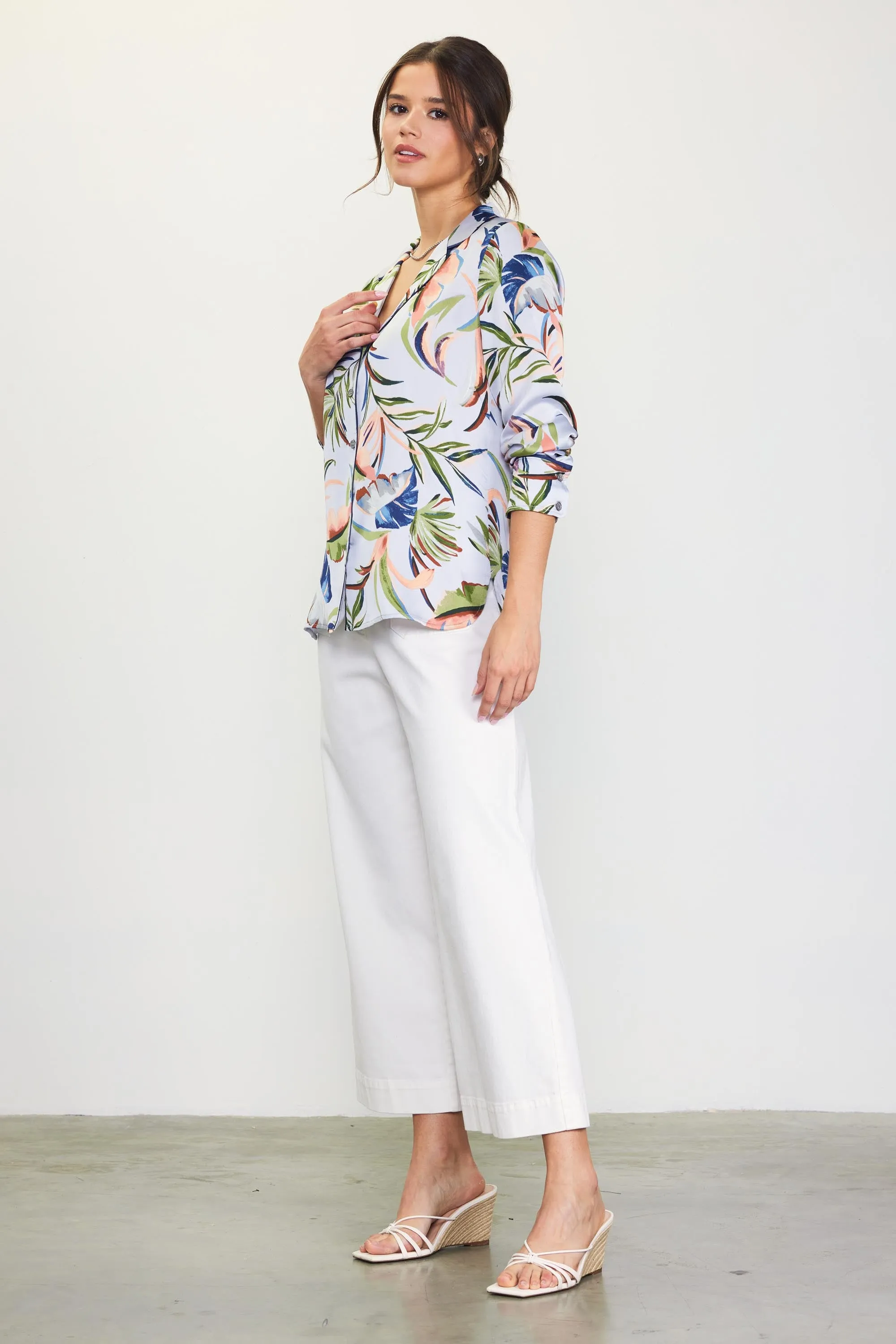 Bianca Floral Print Longsleeve Blouse