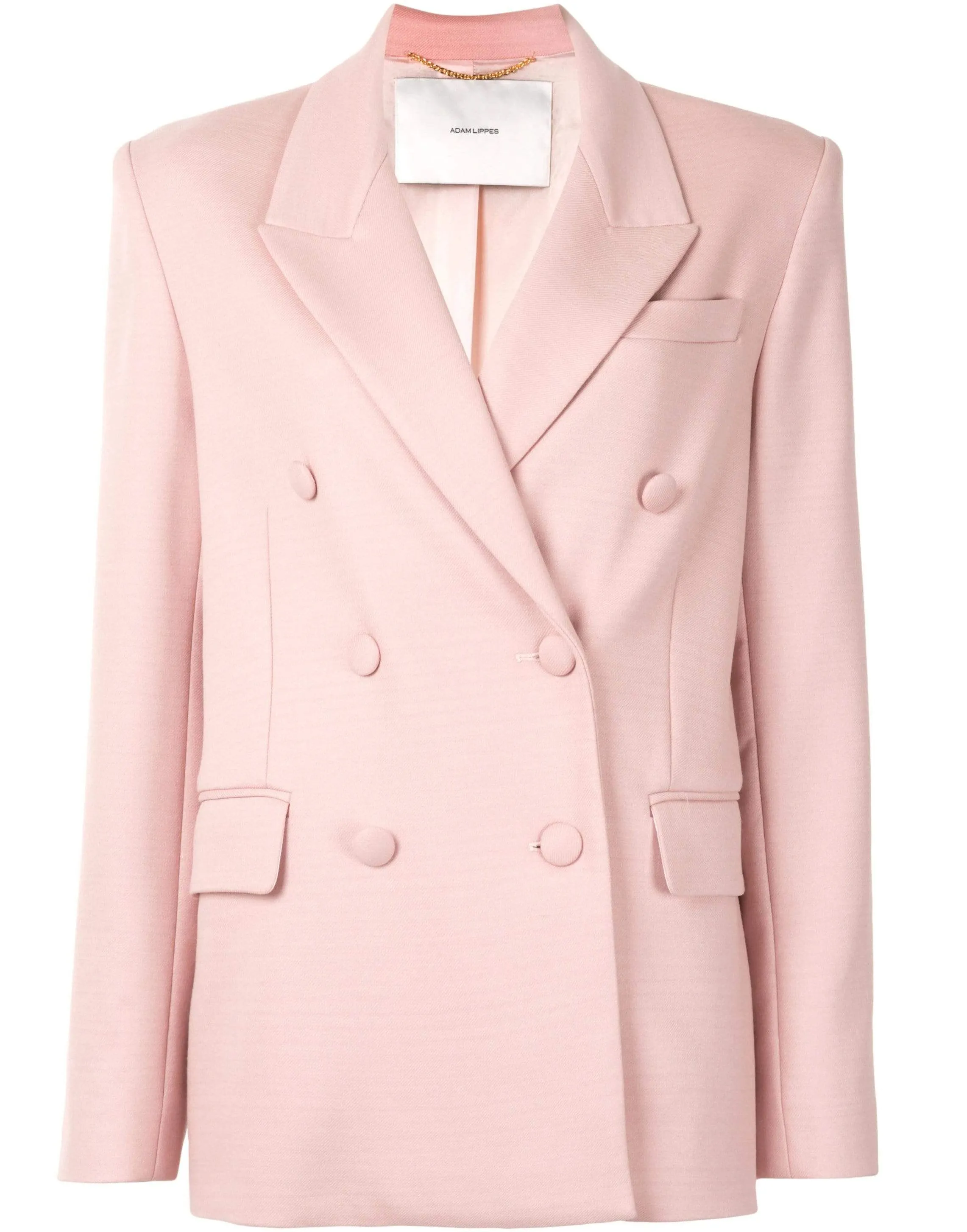 Boxy Blazer In Double Face Italian Wool