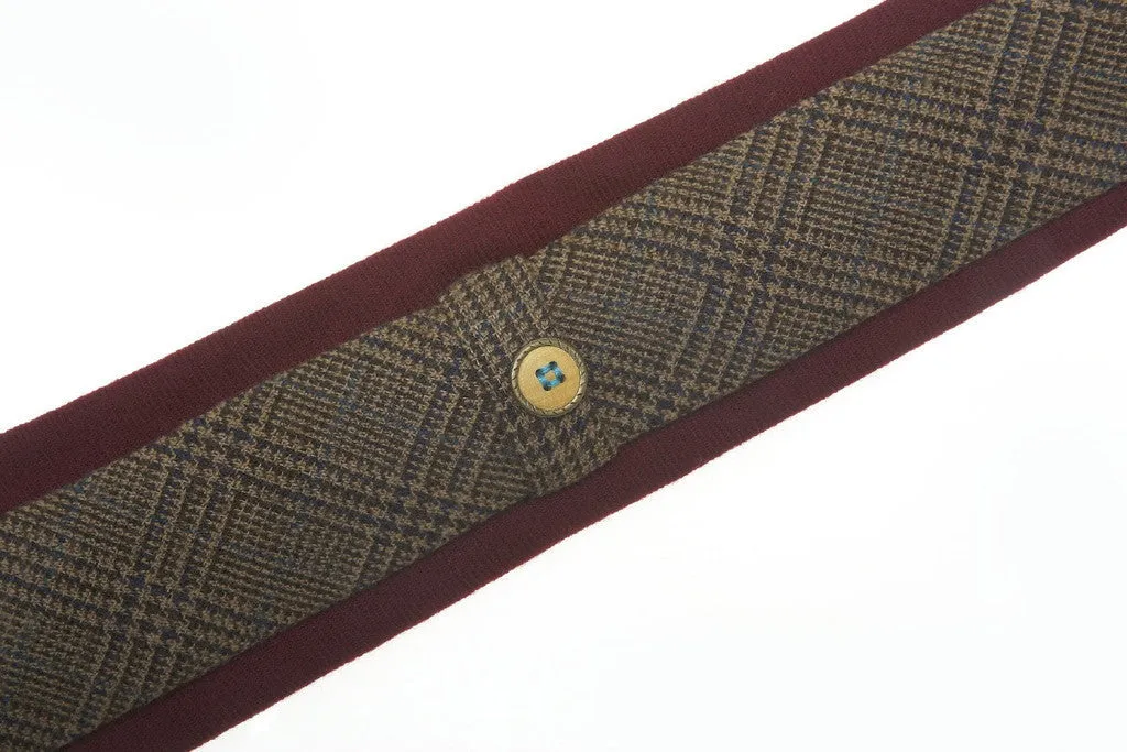 Burgundy Wool Tie