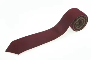 Burgundy Wool Tie