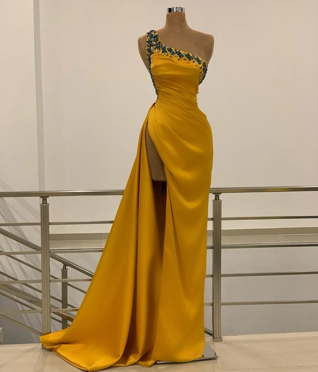 Carter One Shoulder Mermaid Evening Dresses