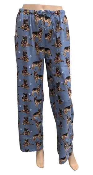 Dog Print Lounge Pants - German Shepherd