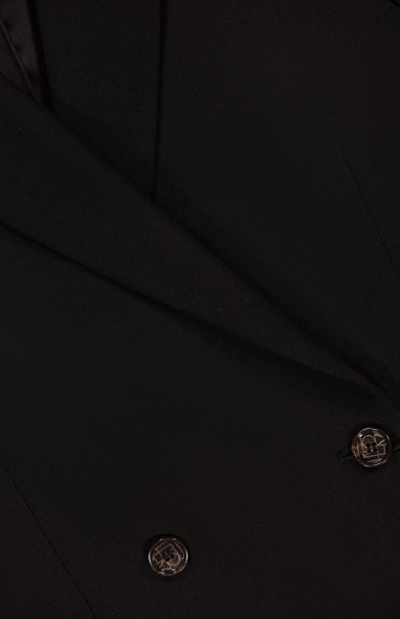 Double-Breasted Vent Blazer