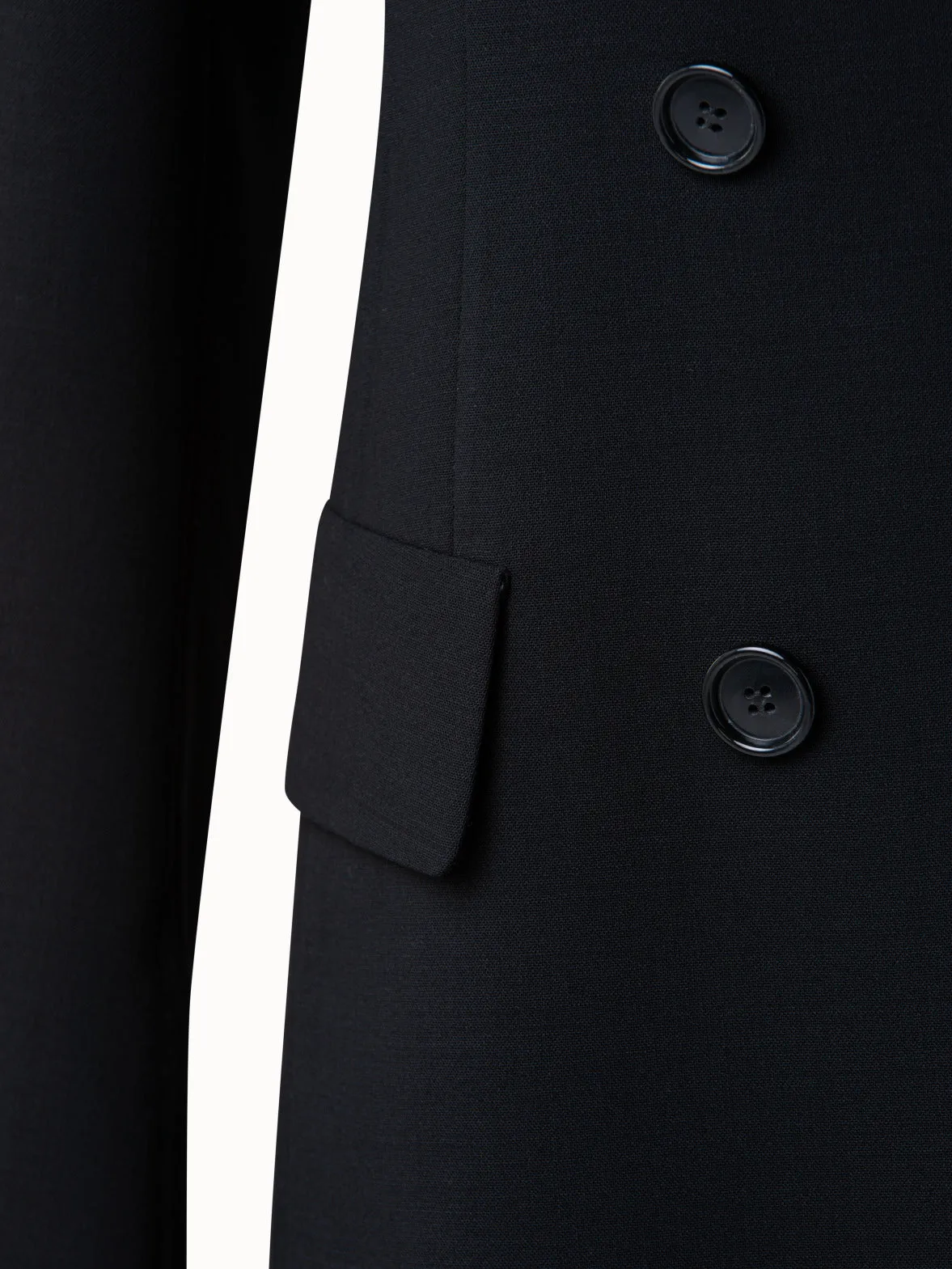 Double Face Wool Double Breasted Blazer