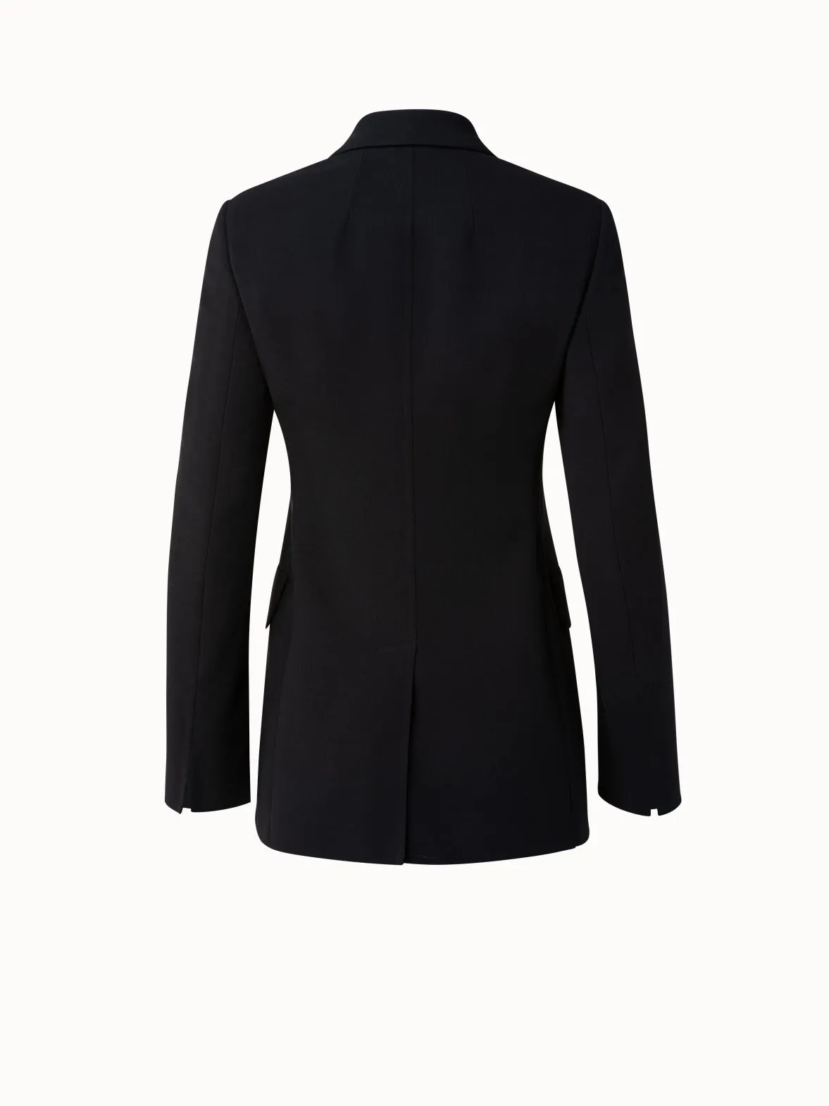 Double Face Wool Double Breasted Blazer