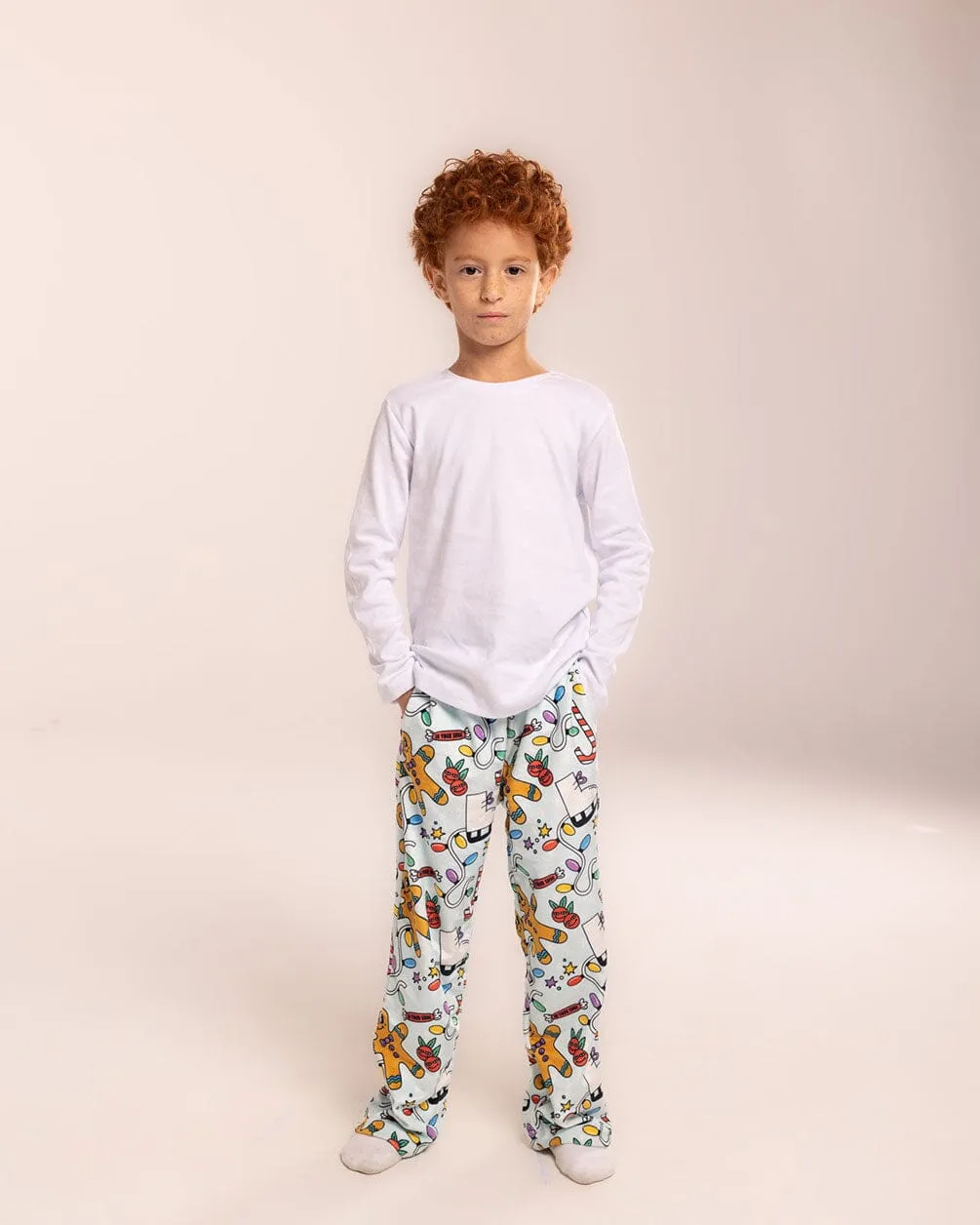 Ginger Boy Kids Fluffy Pjoys