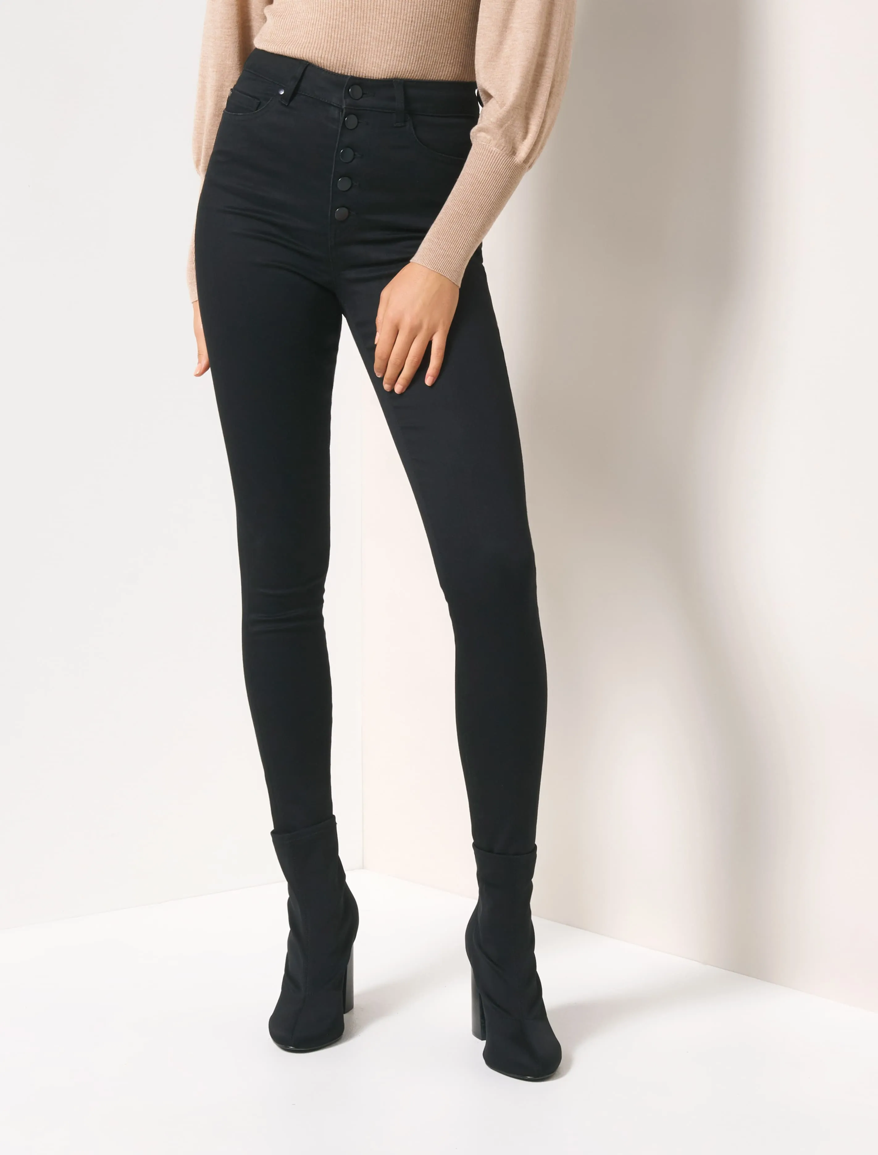 Heidi High-Rise Ankle Grazer Jeans
