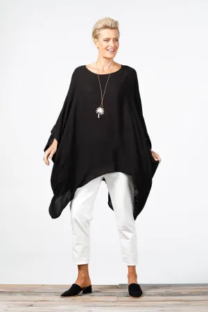 Holiday Hideaway Top Black Preorder Early March