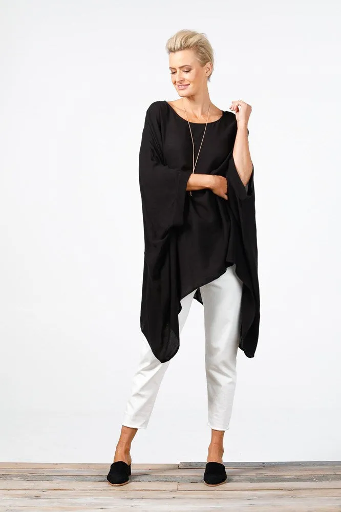 Holiday Hideaway Top Black Preorder Early March