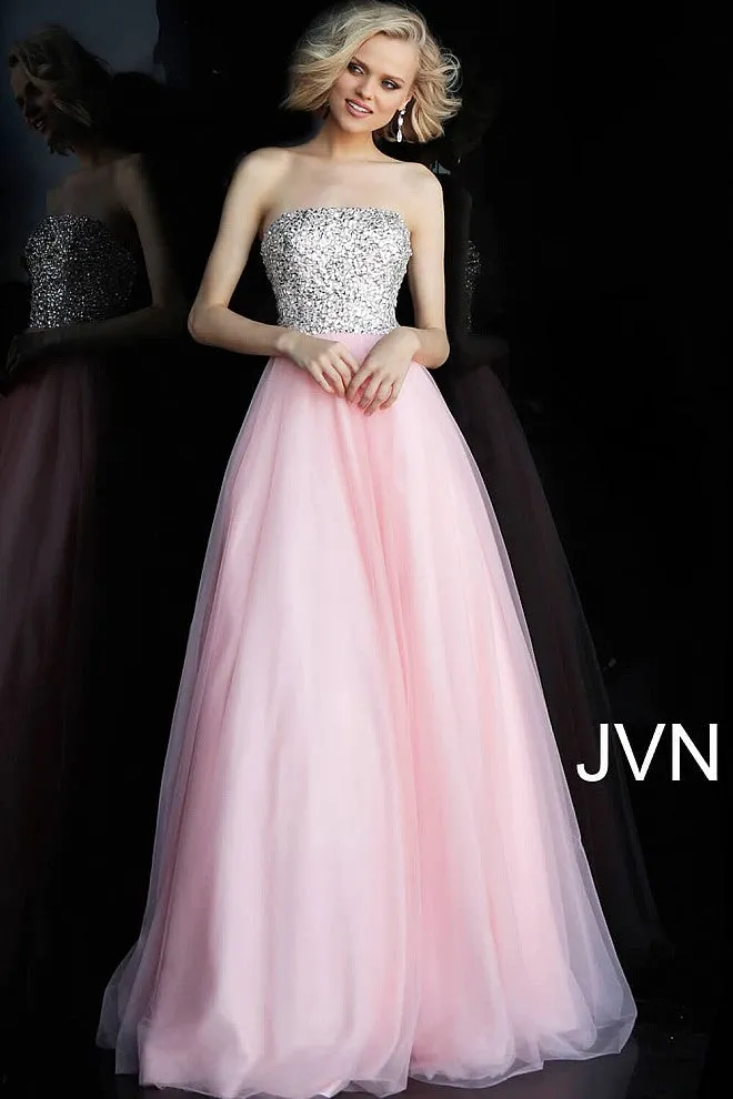 Jovani 52131 Prom Dress Ballgown crystal bodice tulle skirt pageant dresses