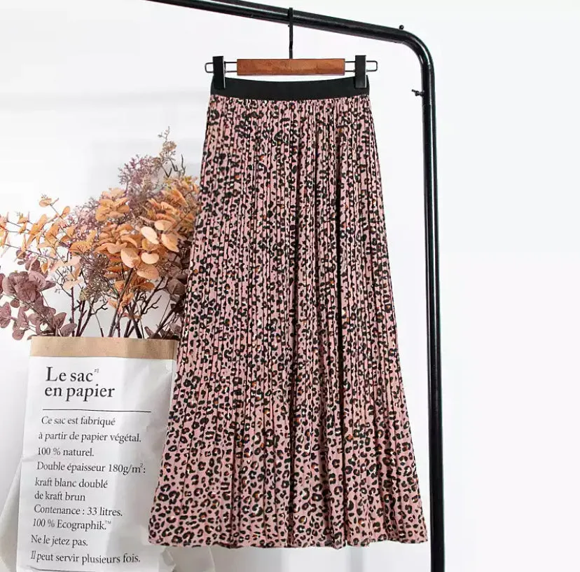 Leopard Print Skirt
