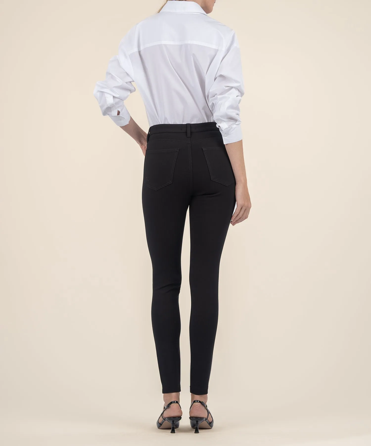 Mia Ponte High Rise Slim Skinny