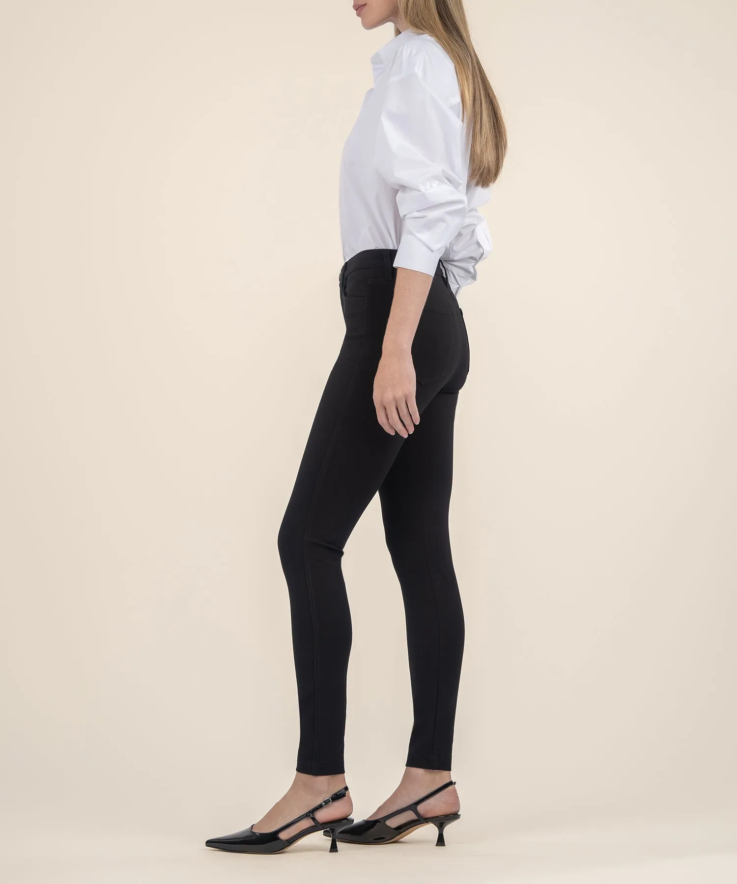 Mia Ponte High Rise Slim Skinny