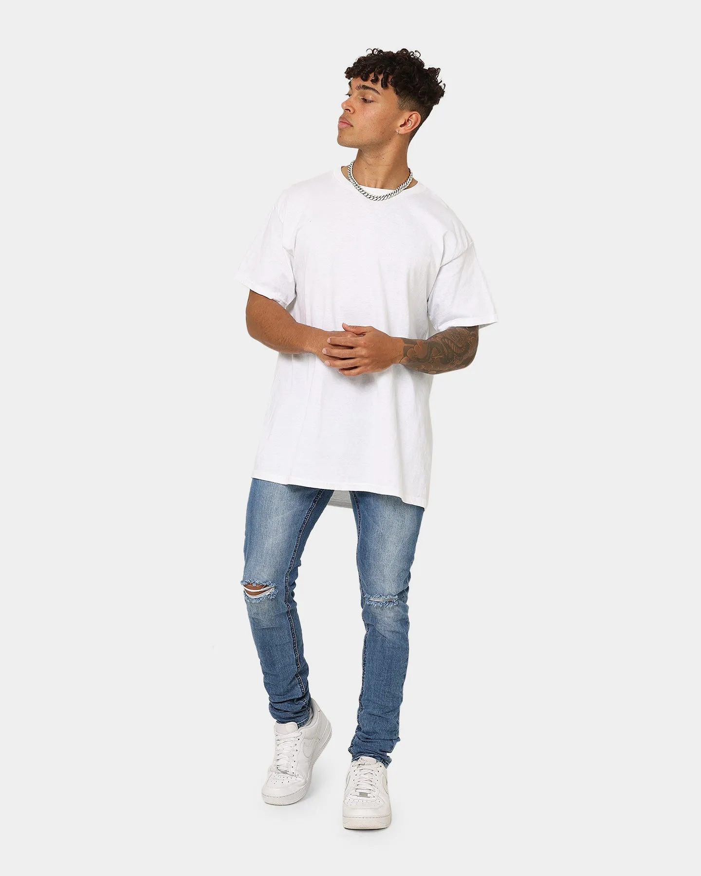 Nena And Pasadena Tyler Super Skinny Fit Jeans Arizona Blue