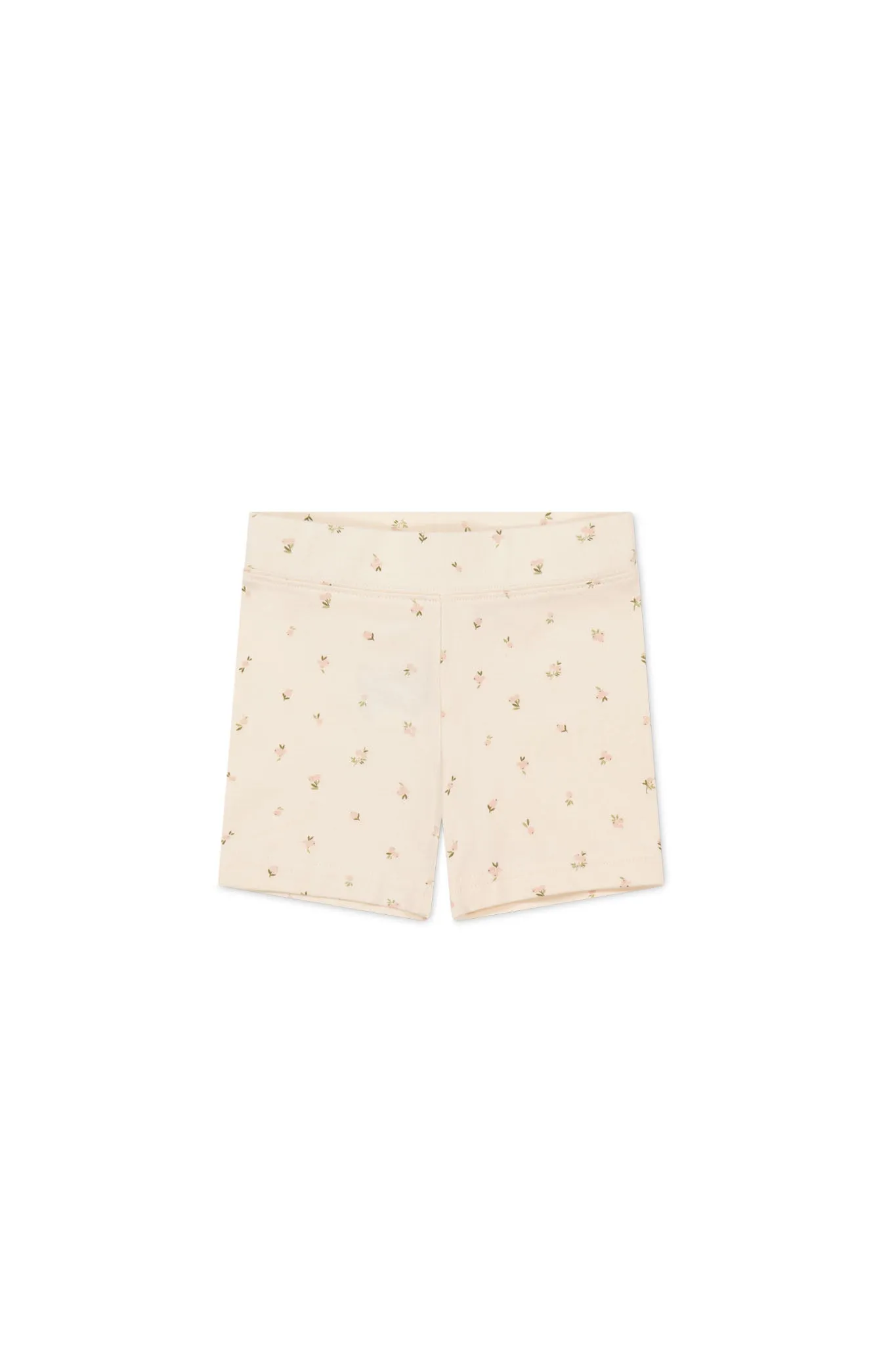 Organic Cotton Everyday Bike Short - Ditsy Berry Rose