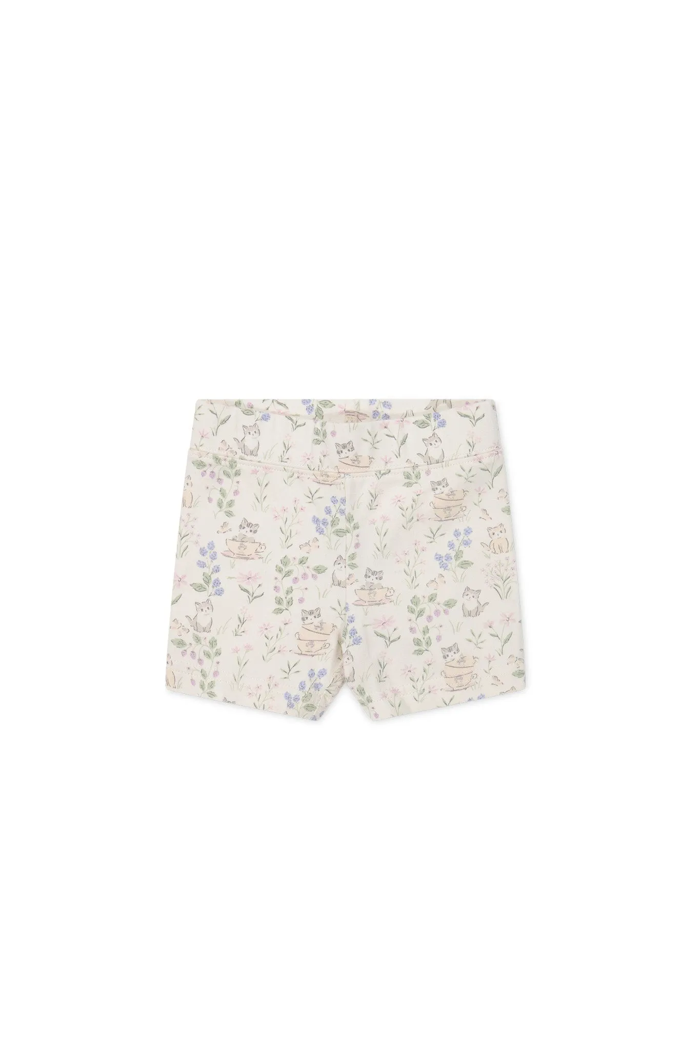 Organic Cotton Everyday Bike Short - Moons Garden Lavender