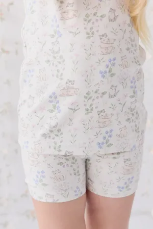 Organic Cotton Everyday Bike Short - Moons Garden Lavender