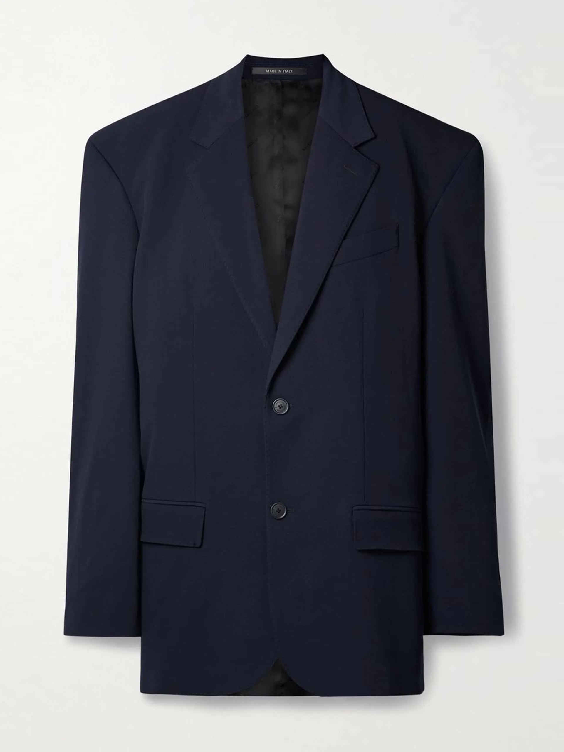 Oversized wool blend blazer