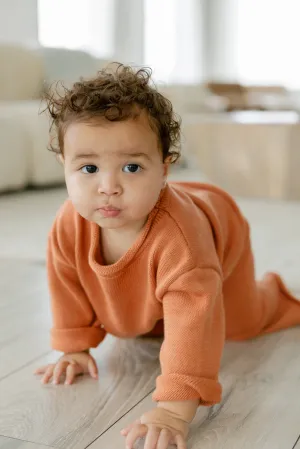 Quincy Knit Set in Clay