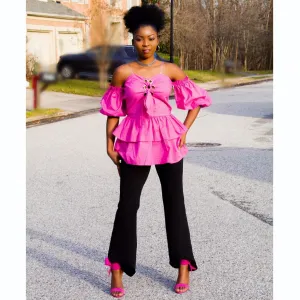 RETRO HIGH FASHION TOP
