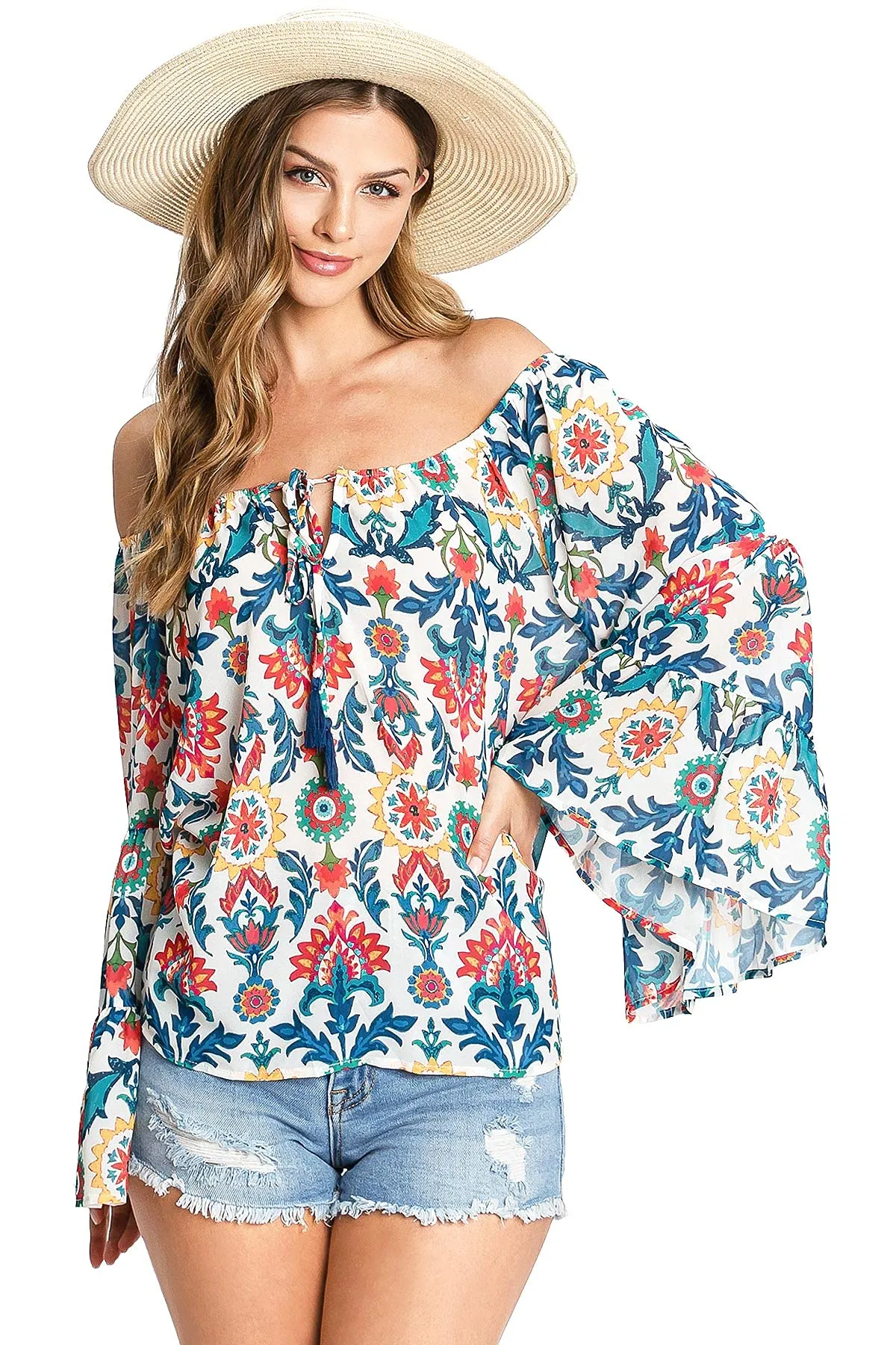 Rosalie Bell Sleeve Blouse