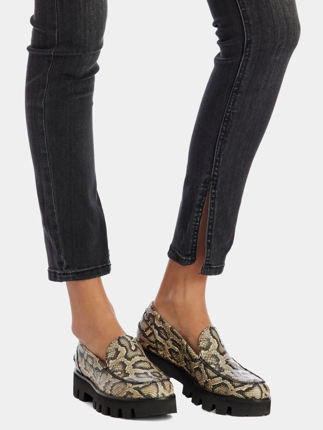 Skinny Ankle Slit Jeans