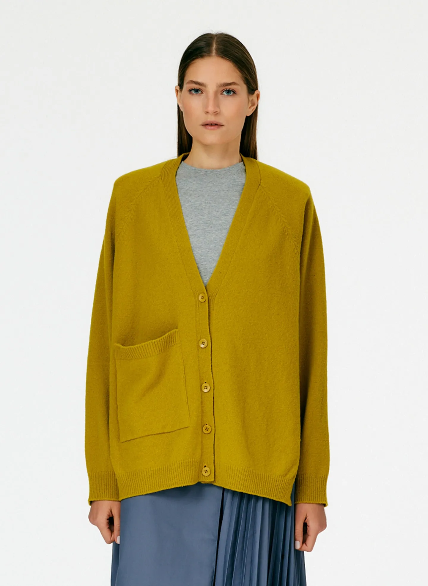 Soft Lambswool Half Cardigan