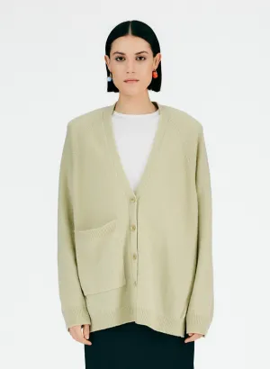 Soft Lambswool Half Cardigan