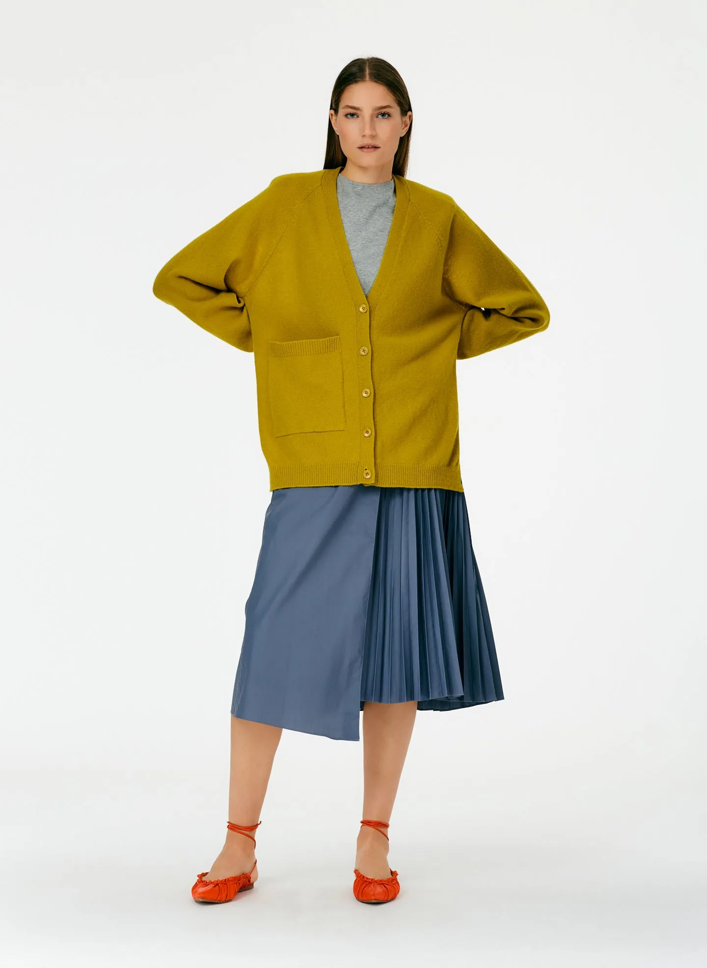 Soft Lambswool Half Cardigan