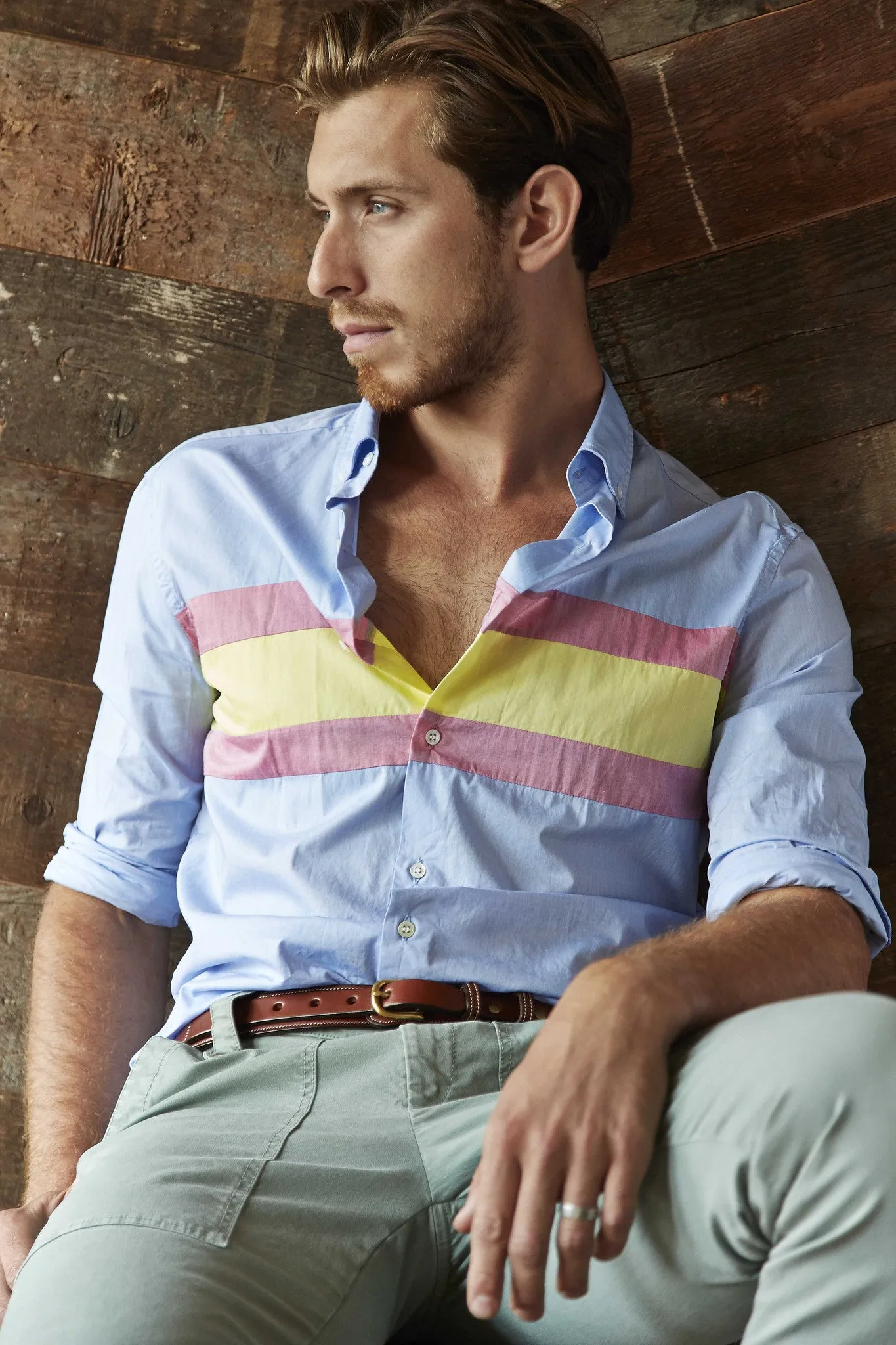 SOUTHWEST CHEST STRIPE SHIRT