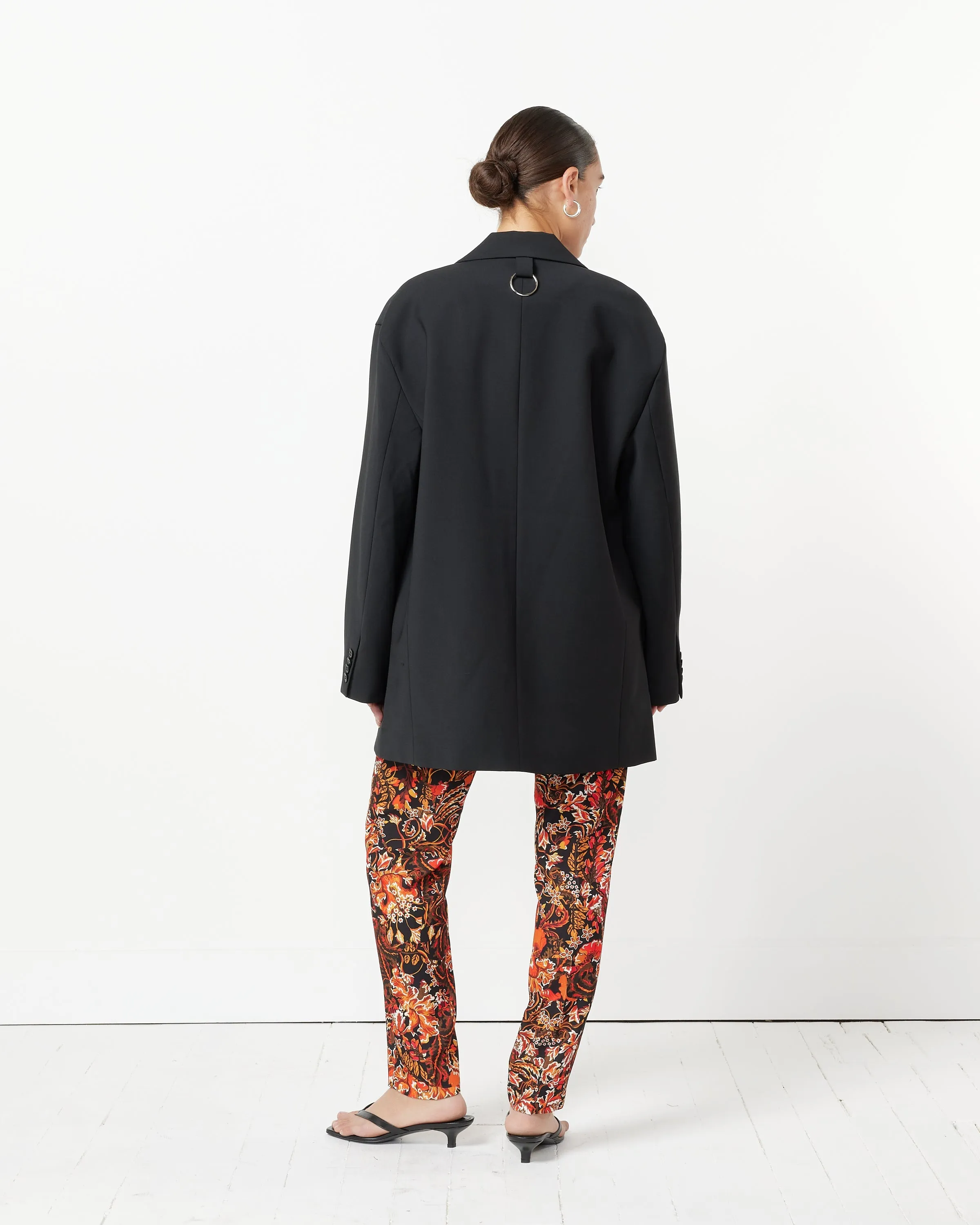 Tropical Wool Liam Blazer in Black