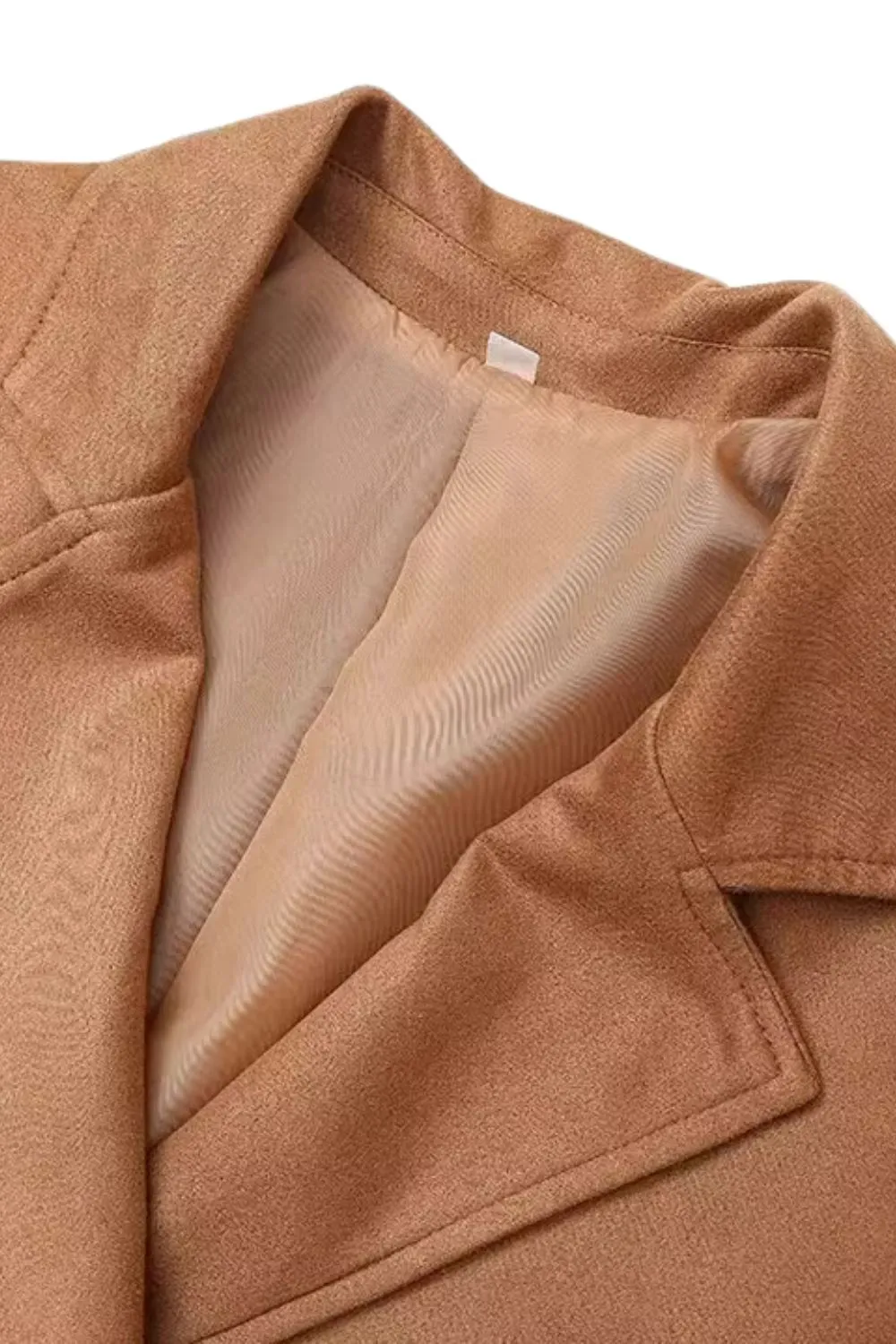 'Valentina'Collared Long Trench Coat Jacket
