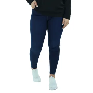 Women's Ripped Stretchy Jeans,Navy