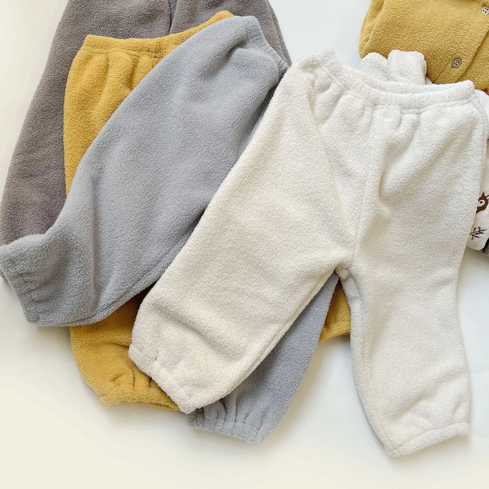 Woodland Embroidered 2-Piece Fleece Suit